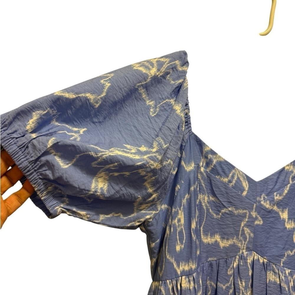 Nine West Blue and White Maxi Dress - Picture 10 of 16